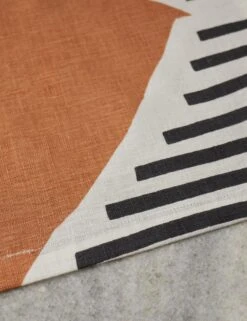 Meridian Linen Placemats By Hadiya Williams -TableTrove Sales Store MeridianLinenPlacemat Rust Setof4 byHadiyaWilliams A0655726 0345