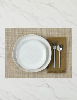 Mini Basketweave Rectangle Placemat (Set Of 4) By Chilewich 29 Mini Basketweave Rectangle Placemat (Set Of 4) By Chilewich -TableTrove Sales Store MiniBasketweaveRectanglePlacemats Linen A0656937 4762 Product