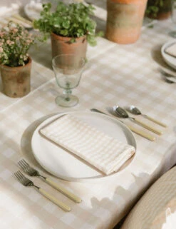 Mini Gingham Napkins (Set Of 4) By Heather Taylor Home -TableTrove Sales Store NAP MGIN CRM Mini Gingham Cream Styled 29 1 b9c817f3 ae07 4ea0 985b 5c074be796bc