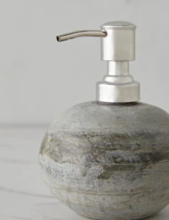 Hulme Soap Dispenser -TableTrove Sales Store NaturalSlateSoapDispenserwithPump 14424