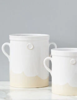 Handthrown Crock -TableTrove Sales Store PEY106EW6 Etuhome Handthrown Crock Medium 1