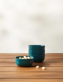 Pia Small Bowl (Set Of 4) By Ekobo 16 Pia Small Bowl (Set Of 4) By Ekobo -TableTrove Sales Store PiaSmallBowl BlueAbyss Setof4 3893
