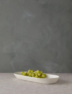 Weilan Large Serving Dish -TableTrove Sales Store PionLargeServingDish Gray WhitebyHouseDoctor 12156