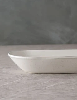 Weilan Small Serving Dish 13 Weilan Small Serving Dish -TableTrove Sales Store PionSmallServingDish Gray WhitebyHouseDoctor 12135