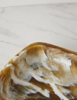 Rectangular Platter By Atlawa -TableTrove Sales Store RectangularPlatter 5.9x8.2x1.6 Horn 15158