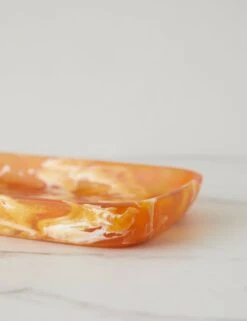 Rectangular Platter By Atlawa -TableTrove Sales Store RectangularPlatter 6.7x10x1.2 Honey 0146