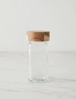 Spice Jars Set Of 10 By NEAT Method -TableTrove Sales Store SPICEJARSsetof10 acacia 15217