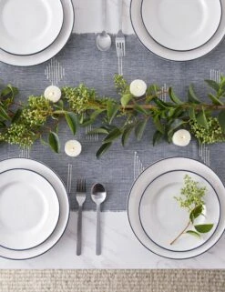 Shapes Runner By Minna, Blue -TableTrove Sales Store ShapesRunnerbyMinna Blue 15945