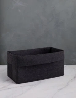 The Flex Bin, Small (Set Of 3) By SortJoy -TableTrove Sales Store SortJoyTheFlexBin Small Carbon Setof3 242 SITECROP