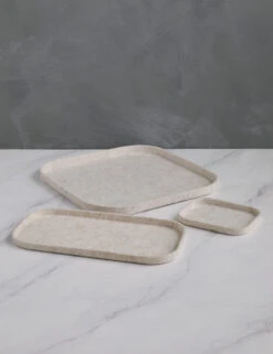 The Tray Trio (Set Of 3) By SortJoy -TableTrove Sales Store SortJoyTheTrayTrio Stone Setof3 216 SITECROP