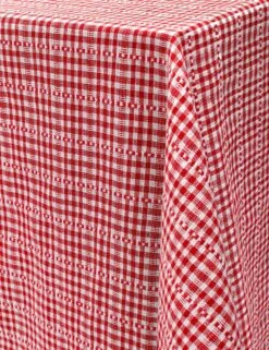 Soho Tablecloth By Heather Taylor Home -TableTrove Sales Store TBL SOHO Red L 3