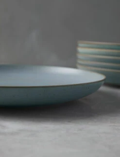 Nature Dinner Plates (Set Of 6) By Thomas For Rosenthal -TableTrove Sales Store ThomasNatureS 6DinnerPlates Water 4490