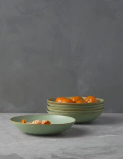 Nature Soup Plates (Set Of 6) By Thomas For Rosenthal -TableTrove Sales Store ThomasNatureS 6SoupPlates Leaf 4544