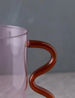 Wave Pitcher By Sophie Lou Jacobsen -TableTrove Sales Store WavePitcherbySophieLouJacobsen PinkwAmber A0656968 089 Product