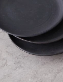 Weilan Cake Plate (Set Of 4) -TableTrove Sales Store WeilanCakePlate Setof4 Black Brown 14816