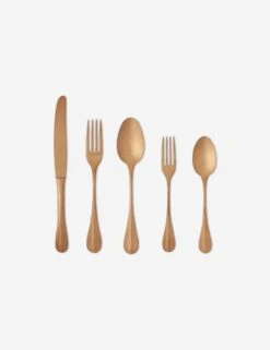 Nau Flatware (5-Piece Set) By Costa Nova -TableTrove Sales Store c20419 nau flatware 5 pieces Product