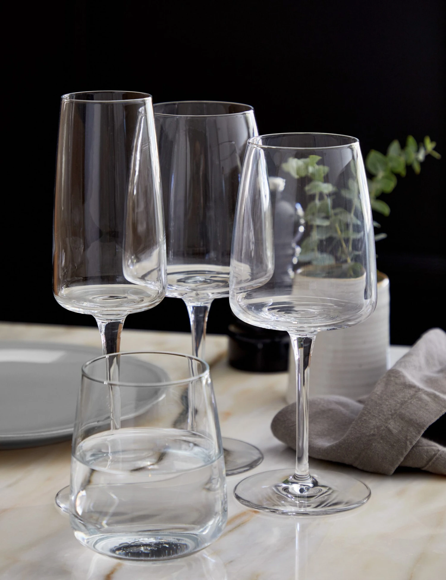 Vine Flutes (Set Of 6) By Costa Nova 4 Vine Flutes (Set Of 6) By Costa Nova - Image 2