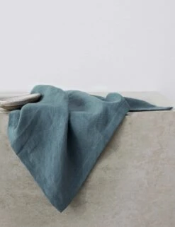 Linen Table Napkins (Set Of 4) By Cultiver -TableTrove Sales Store cultiver linen table napkins set of 4 bluestone 1