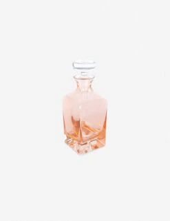Decanter By Estelle Colored Glass -TableTrove Sales Store ecdecanterblushpink501 2