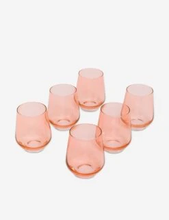 Stemless Wine Glass, (Set Of 6) By Estelle Colored Glass 17 Stemless Wine Glass, (Set Of 6) By Estelle Colored Glass -TableTrove Sales Store estelle stemware pink 300 a421cb69 1eef 4a33 83d6 b9ff25817df6