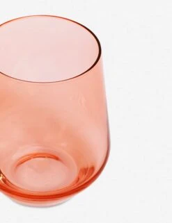 Stemless Wine Glass, (Set Of 6) By Estelle Colored Glass 19 Stemless Wine Glass, (Set Of 6) By Estelle Colored Glass -TableTrove Sales Store estelle stemware pink 302