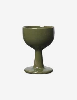Floccula Wine Glass By Ferm Living -TableTrove Sales Store fermLIVING FlocculaWineGlass Green 1104266296 pack 1 1