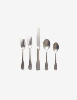 Shelburne 5-Piece Flatware Set, Stainless Steel By Farmhouse Pottery