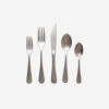 Woodstock 5-Piece Flatware Set, Stainless Steel By Farmhouse Pottery -TableTrove Sales Store flt02 studio