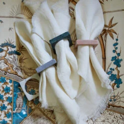 Modernist Napkin Ring Set -TableTrove Sales Store mar13 gra lifestyle