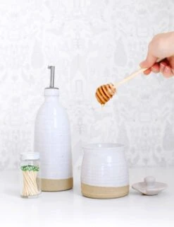 Olive Oil Bottle By Farmhouse Pottery 9 Olive Oil Bottle By Farmhouse Pottery -TableTrove Sales Store pot130 large medium lifestyle 0a6a49e3 055b 4163 944c df20eb417720