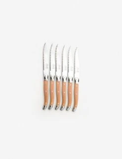 Knife Set By Laguiole 8 Knife Set By Laguiole -TableTrove Sales Store set of 6 ivory knives edit 1024x1024 1