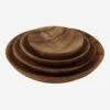 Shallow Dish, Teak Root (Set Of 4) -TableTrove Sales Store ss19 silo teakrootshallowdish edit 1 1